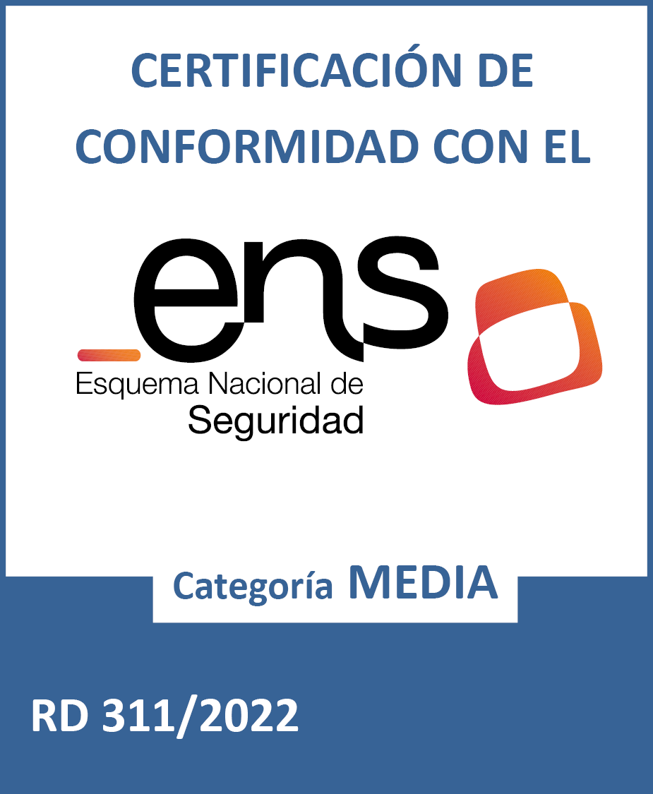 Certificación de conformidad con el Esquema Nacional de Seguridad - Categoría Media